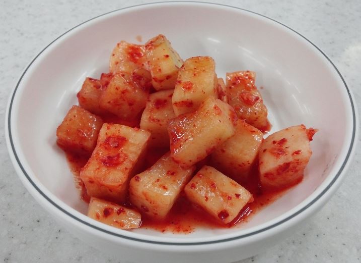깍두기 받는 꿈
